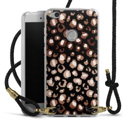 Carry Case Transparent Leather black/gold