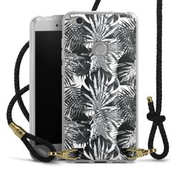 Carry Case Transparent Leather black/gold