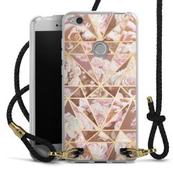 Carry Case Transparent Leather black/gold