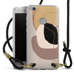 Carry Case Transparent Leather black/gold