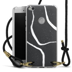 Carry Case Transparent Leather black/gold