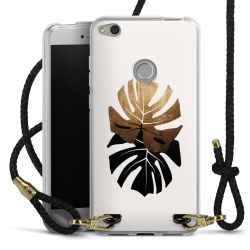 Carry Case Transparent Leather black/gold