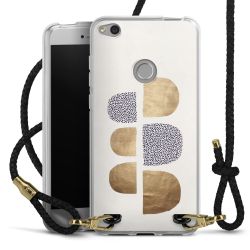 Carry Case Transparent Leather black/gold