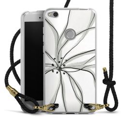 Carry Case Transparent Leather black/gold