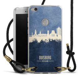 Carry Case Transparent Leather black/gold