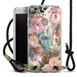 Carry Case Transparent Leather black/gold