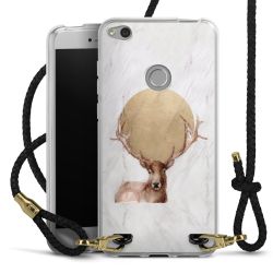 Carry Case Transparent Leather black/gold