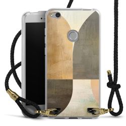 Carry Case Transparent Leather black/gold