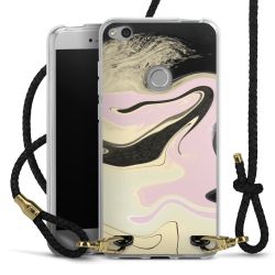 Carry Case Transparent Leather black/gold