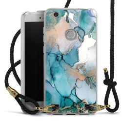 Carry Case Transparent Leather black/gold