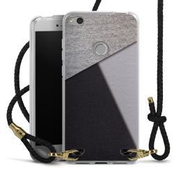 Carry Case Transparent Leather black/gold