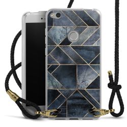 Carry Case Transparent Leather black/gold