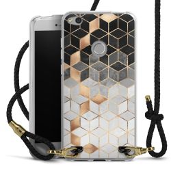 Carry Case Transparent Leather black/gold