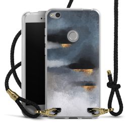 Carry Case Transparent Leather black/gold