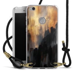 Carry Case Transparent Leather black/gold