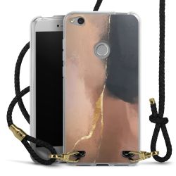 Carry Case Transparent Leather black/gold