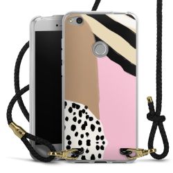 Carry Case Transparent Leather black/gold