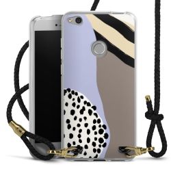 Carry Case Transparent Leather black/gold