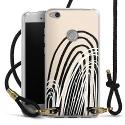 Carry Case Transparent Leather black/gold