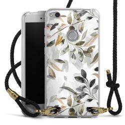 Carry Case Transparent Leather black/gold