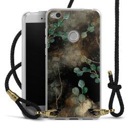 Carry Case Transparent Leather black/gold