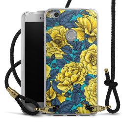 Carry Case Transparent Leather black/gold