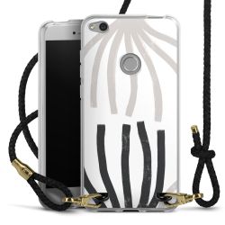 Carry Case Transparent Leather black/gold