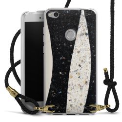 Carry Case Transparent Leather black/gold