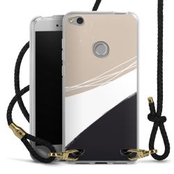 Carry Case Transparent Leather black/gold