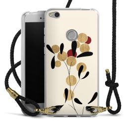 Carry Case Transparent Leather black/gold