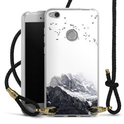 Carry Case Transparent Leather black/gold