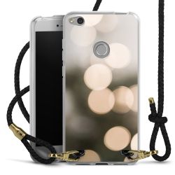 Carry Case Transparent Leather black/gold