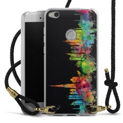 Carry Case Transparent Leather black/gold