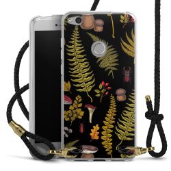 Carry Case Transparent Leather black/gold