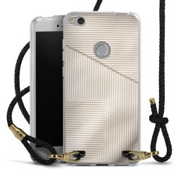 Carry Case Transparent Leather black/gold