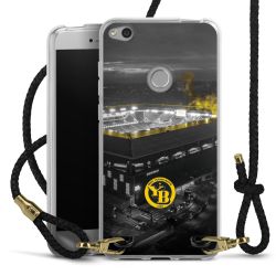 Carry Case Transparent Leather black/gold