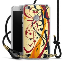 Carry Case Transparent Leather black/gold