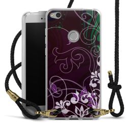 Carry Case Transparent Leather black/gold