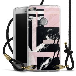 Carry Case Transparent Leather black/gold