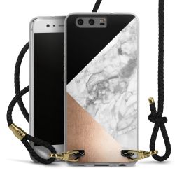 Carry Case Transparent Leather black/gold