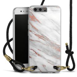 Carry Case Transparent Leather black/gold