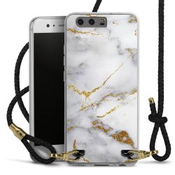 Carry Case Transparent Leather black/gold