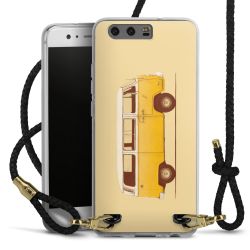 Carry Case Transparent Leather black/gold