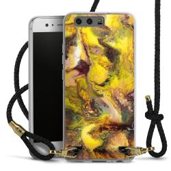 Carry Case Transparent Leather black/gold