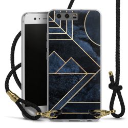 Carry Case Transparent Leather black/gold