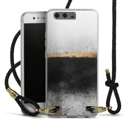 Carry Case Transparent Leather black/gold