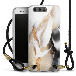 Carry Case Transparent Leather black/gold