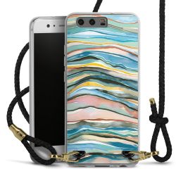 Carry Case Transparent Leather black/gold