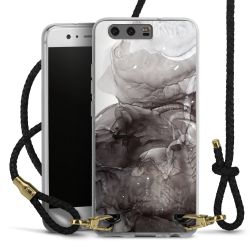 Carry Case Transparent Leather black/gold