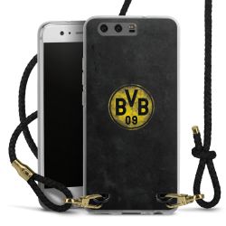 Carry Case Transparent Leather black/gold